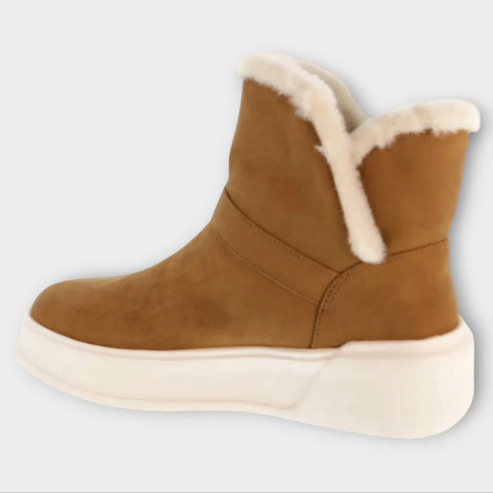 J/SLIDES Urban Sport Jasper Fur Lined Platform Booties, Womens 7​ - Picture 7 of 7